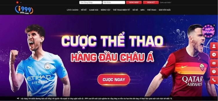 Nhà cái i999 cược thể thao hàng đầu châu Á, cược là thắng