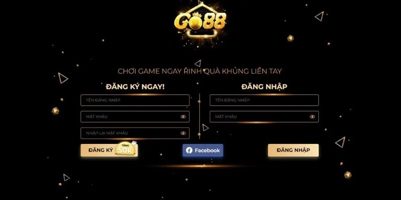 Đăng ký Go88 bằng tài khoản Facebook giúp người chơi tiết kiệm thời gian